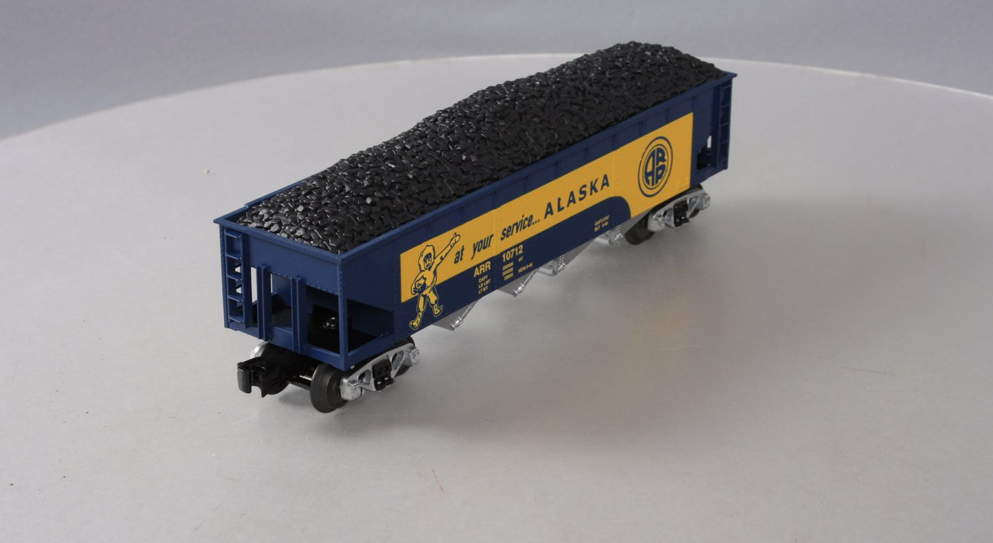 MTH 30-75397 O Alaska 4-Bay Hopper Car w/ Coal Load
