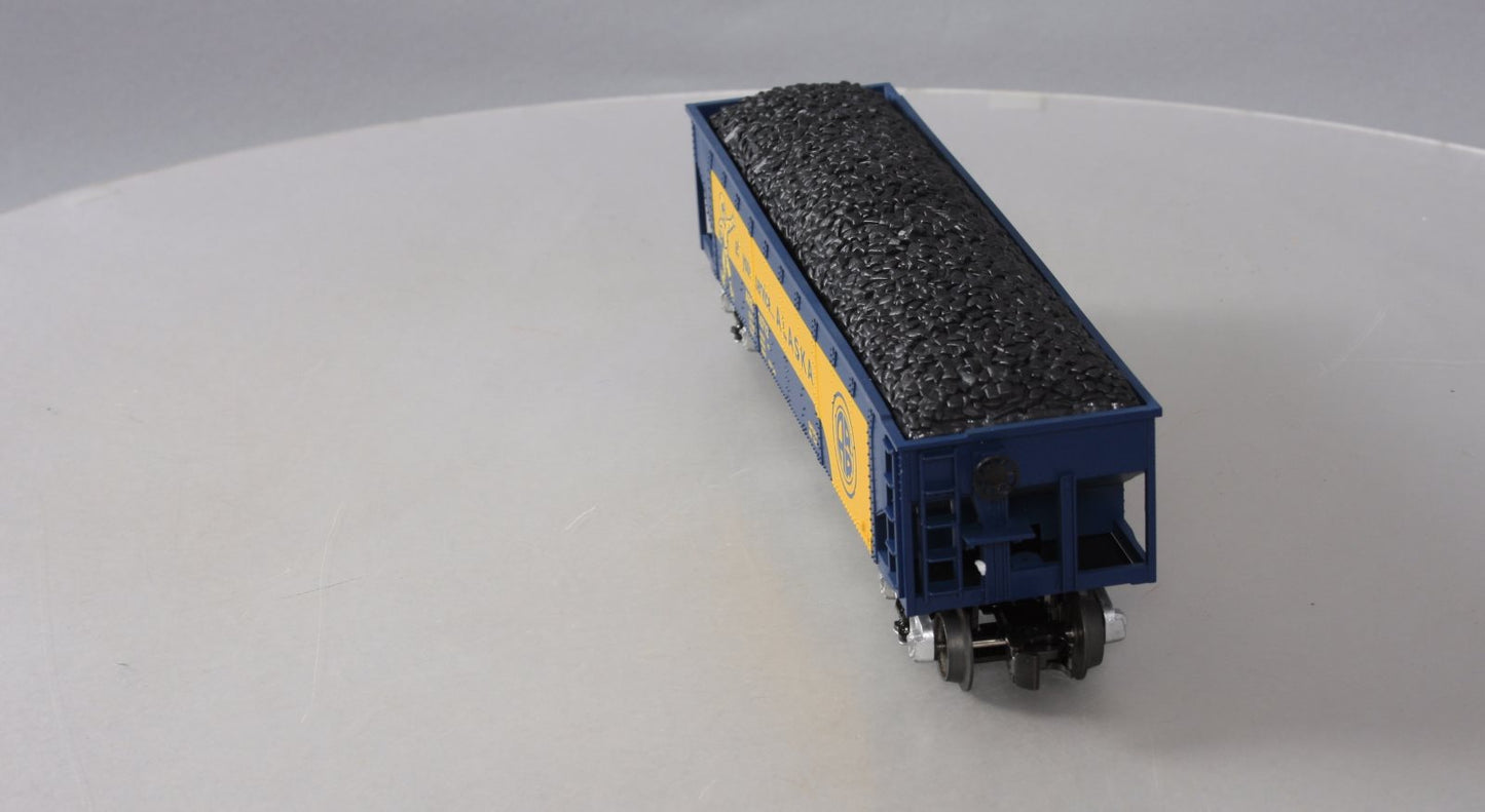 MTH 30-75397 O Alaska 4-Bay Hopper Car w/ Coal Load