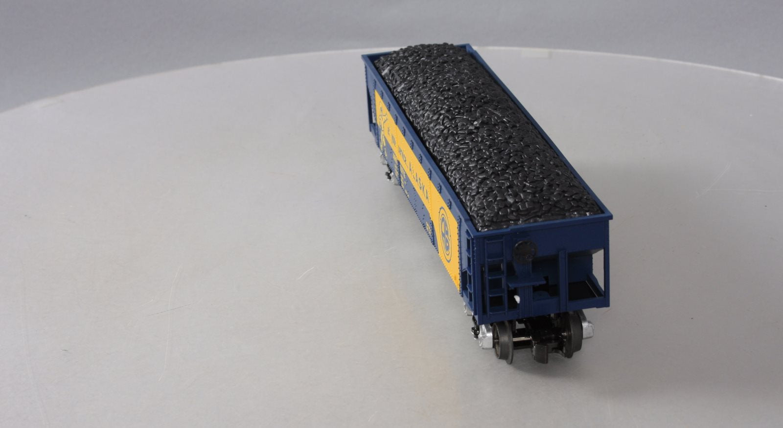 MTH 30-75397 O Alaska 4-Bay Hopper Car w/ Coal Load