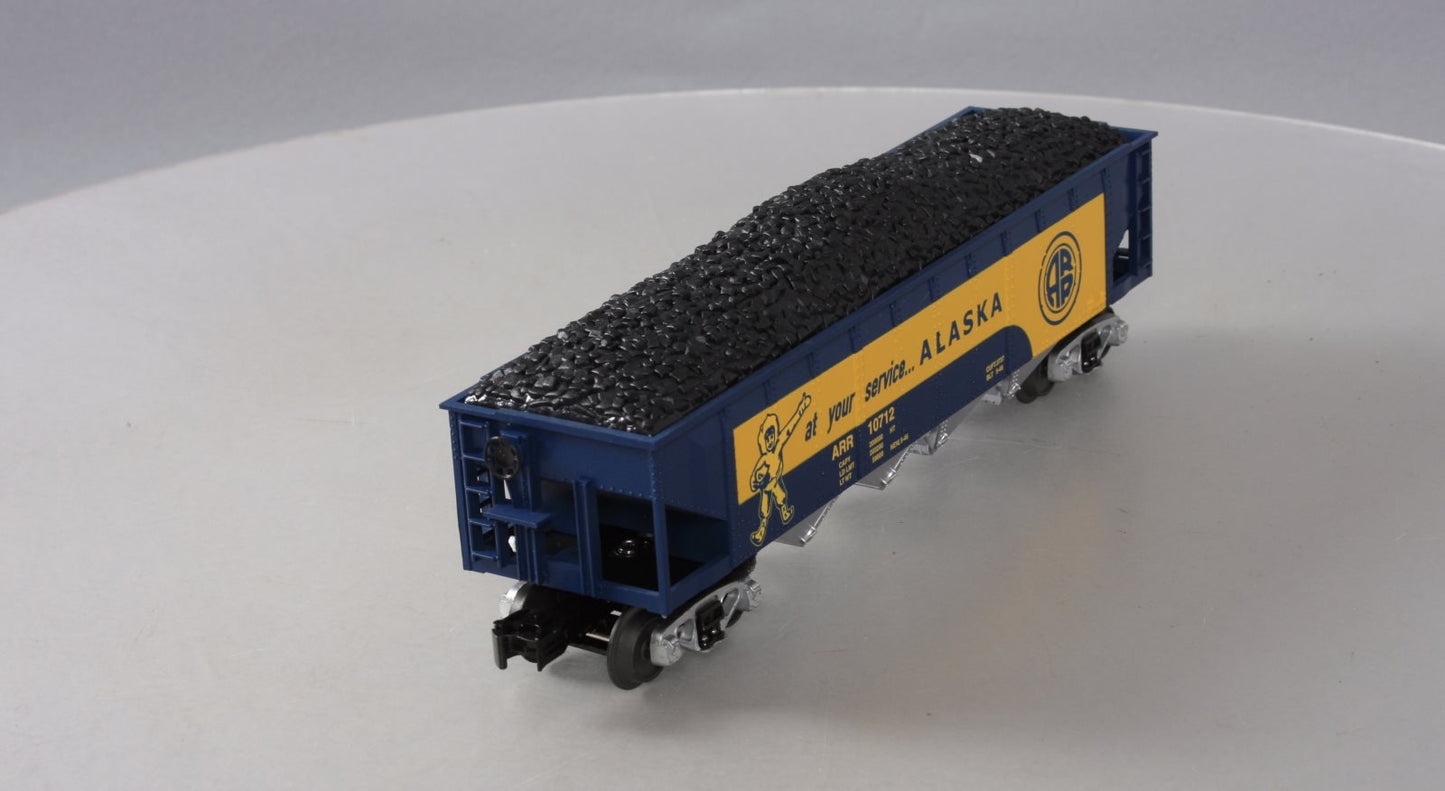 MTH 30-75397 O Alaska 4-Bay Hopper Car w/ Coal Load
