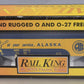 MTH 30-75397 O Alaska 4-Bay Hopper Car w/ Coal Load