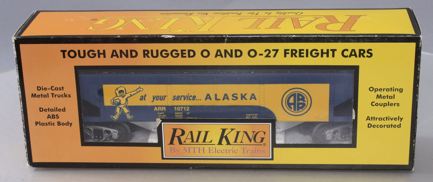 MTH 30-75397 O Alaska 4-Bay Hopper Car w/ Coal Load
