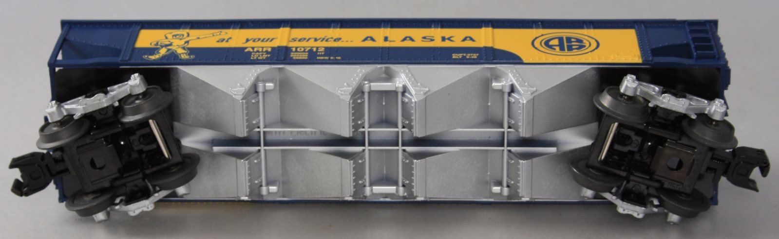 MTH 30-75397 O Alaska 4-Bay Hopper Car w/ Coal Load
