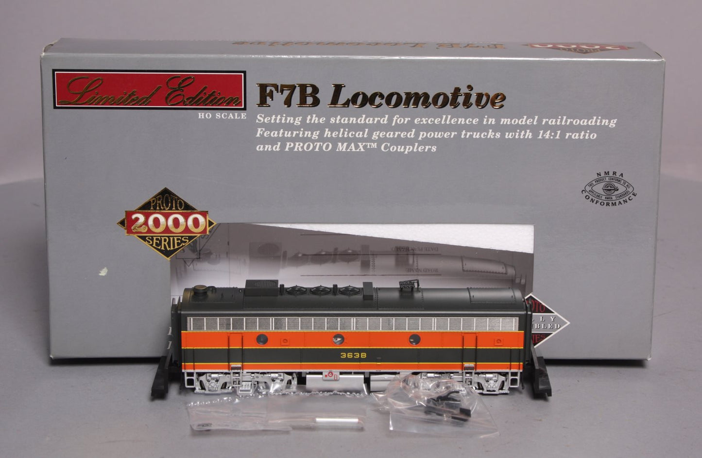 Proto 2000 920-40587 HO Great Northern EMD F7B Diesel Locomotive #363B w/ DCC LN/Box