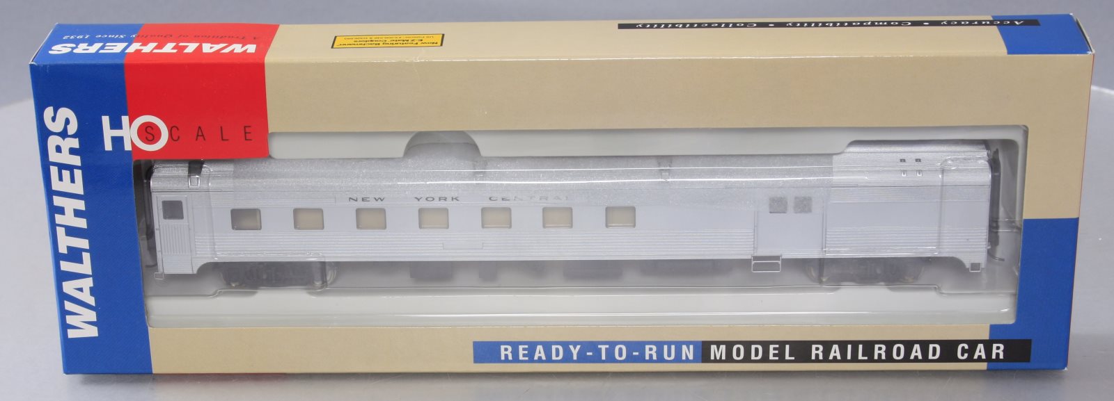 Walthers 932-6468 HO Scale New York Central 85' Budd Baggage Dormitory Car LN/Box