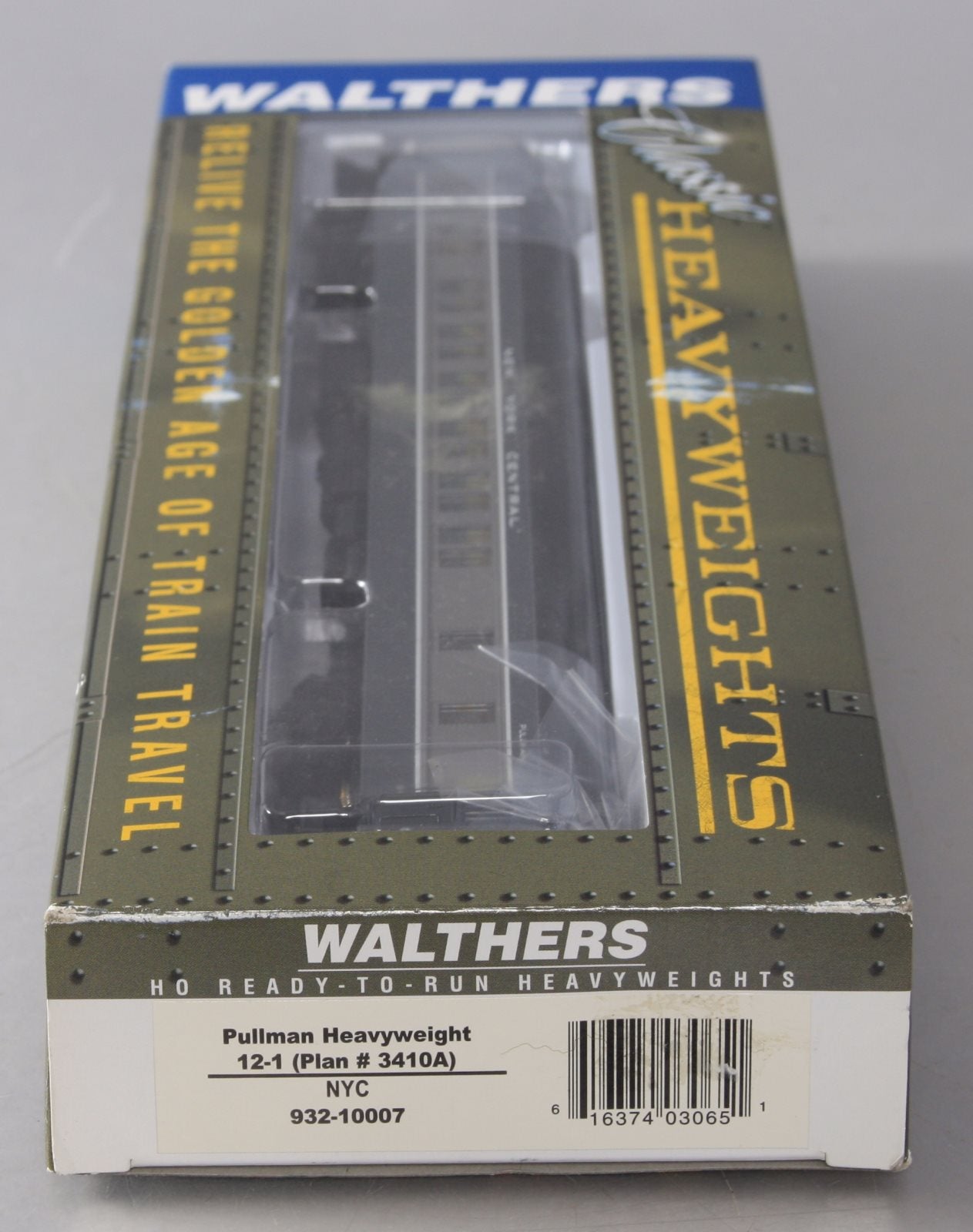 Walthers 932-10007 HO Scale New York Central Pullman Heavyweight 12-1 Coach LN/Box
