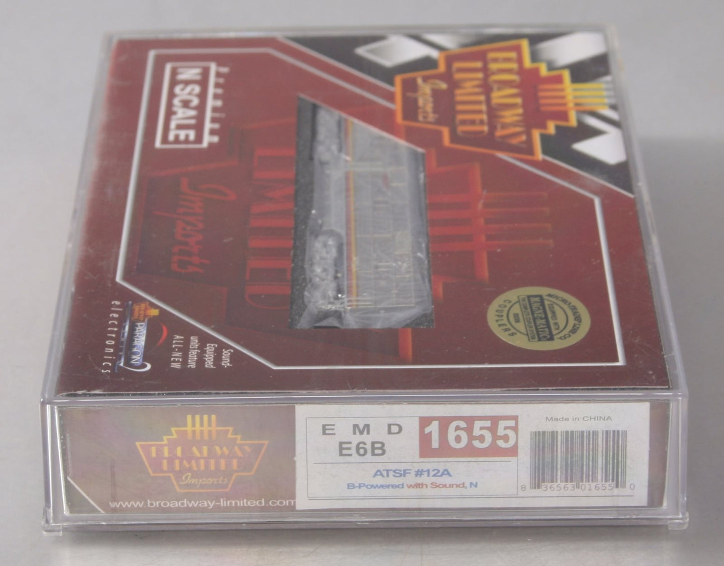 Broadway Limited 1655 N Santa Fe EMD E6B Diesel Loco Paragon2 Sound/DC/DCC #12A