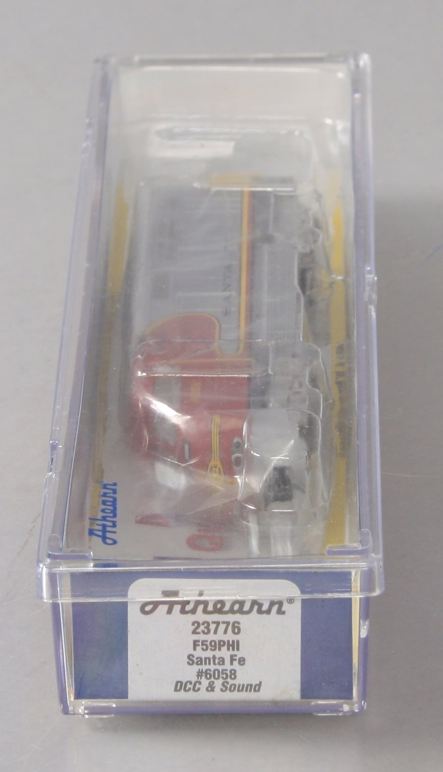Athearn 23776 N Scale Santa Fe F59PHI Diesel Locomotive with DCC & Sound LN/Box