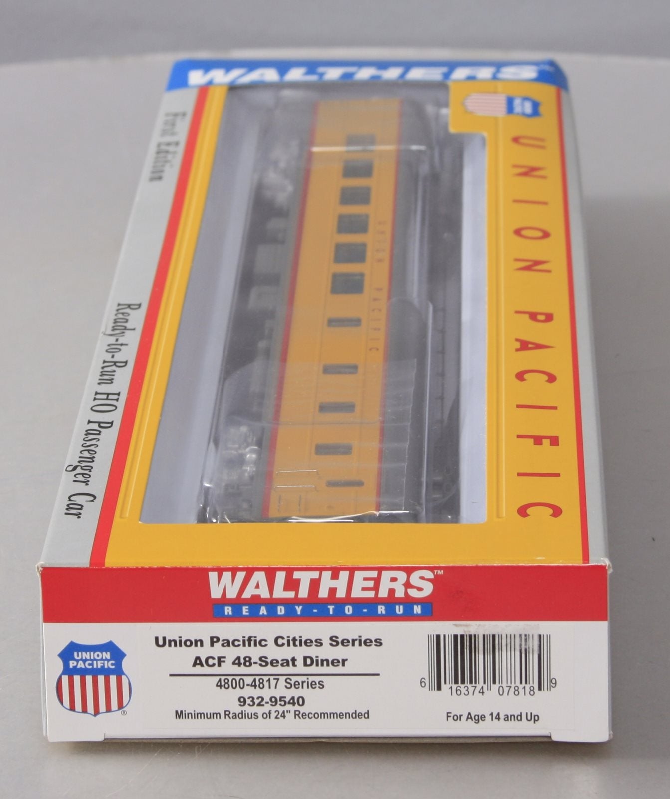 Walthers 932-9540 HO Scale Union Pacific Cities Series ACF 48-Seat Diner LN/Box