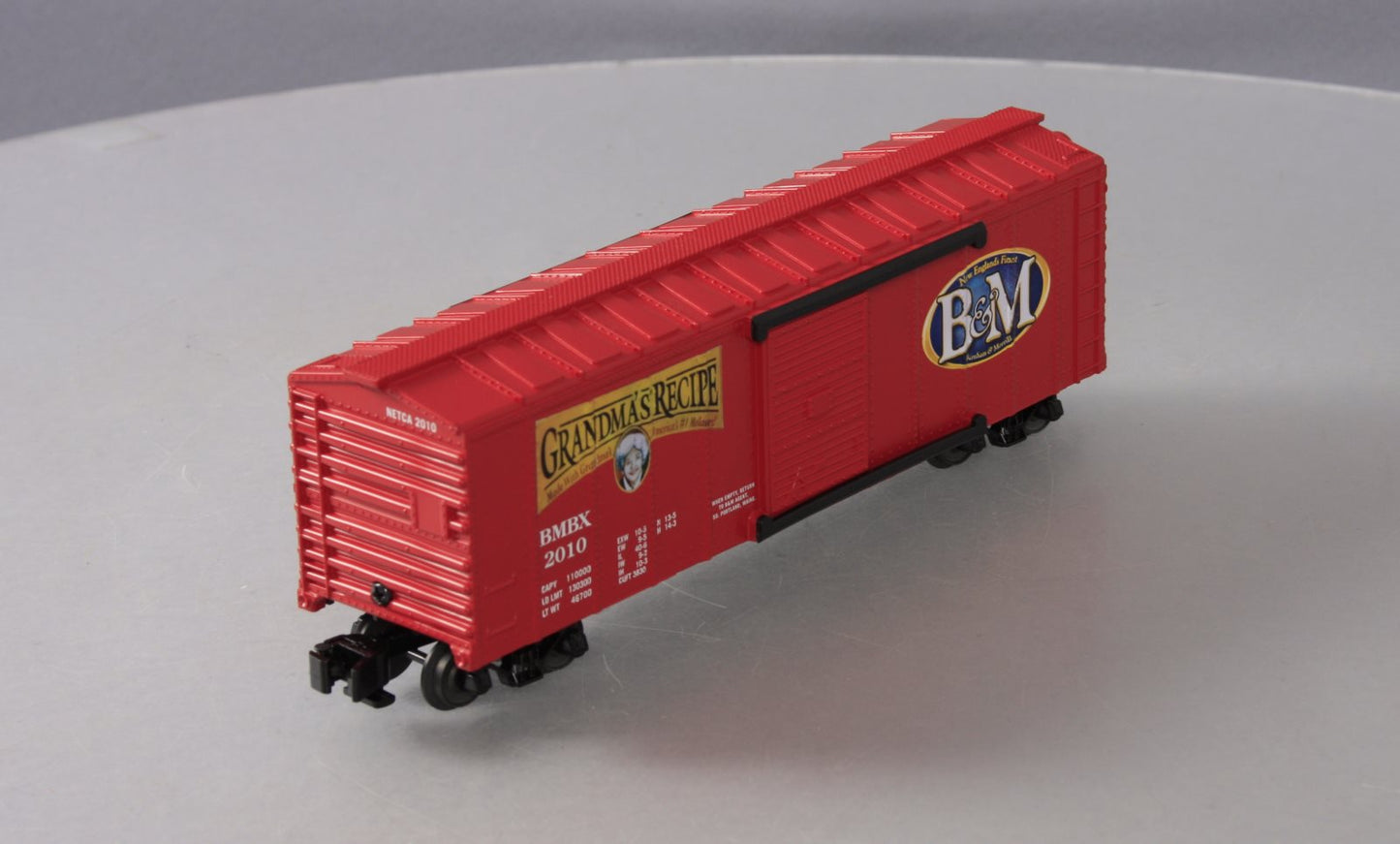 K-Line 6-22678 S Gauge NECTA Division B&M Boxcar #2010 LN/Box