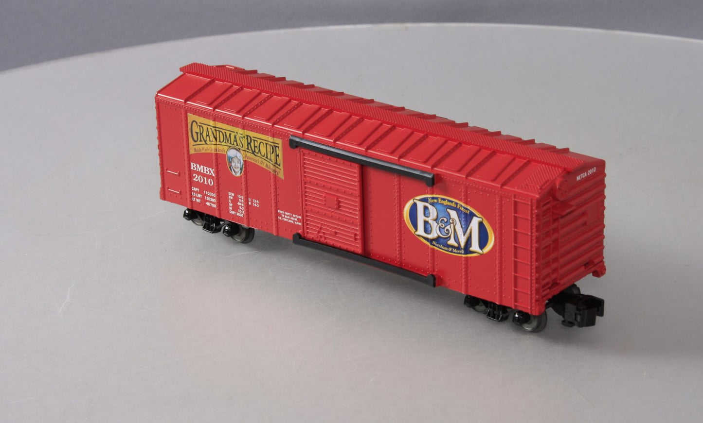 K-Line 6-22678 S Gauge NECTA Division B&M Boxcar #2010 LN/Box