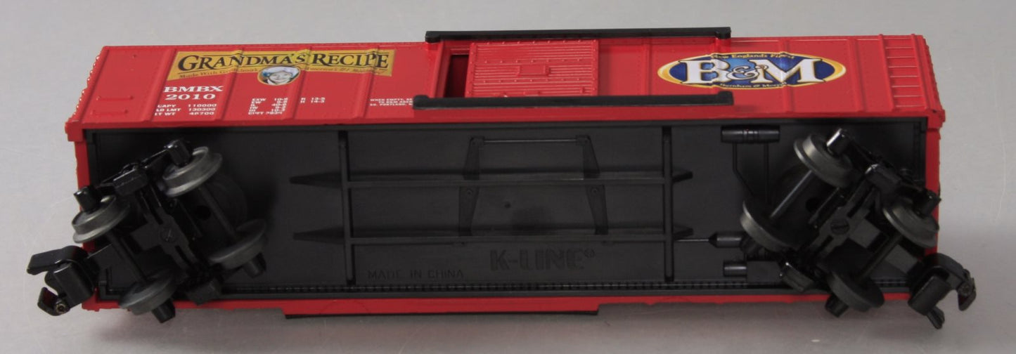 K-Line 6-22678 S Gauge NECTA Division B&M Boxcar #2010 LN/Box