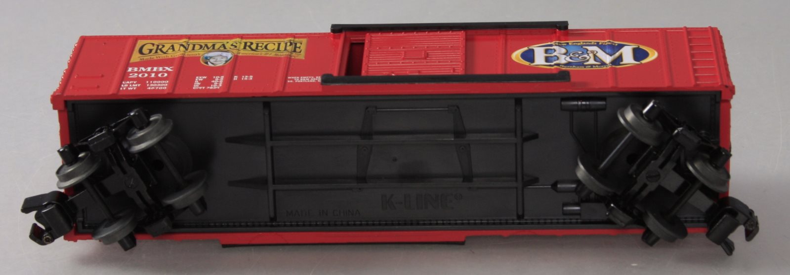 K-Line 6-22678 S Gauge NECTA Division B&M Boxcar #2010 LN/Box