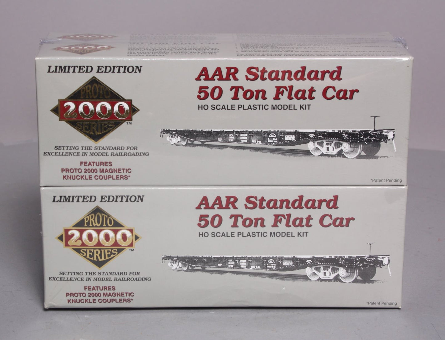 Proto 2000 21923 HO Scale D&RGW 50 Ton Flat Car Kit (Pack of 4)