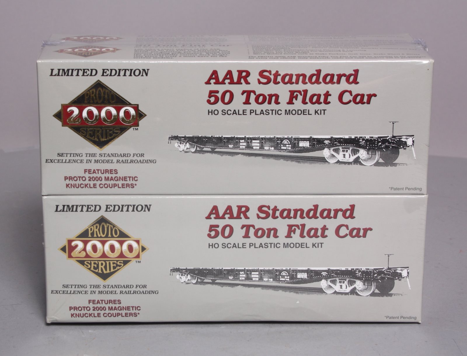 Proto 2000 21923 HO Scale D&RGW 50 Ton Flat Car Kit (Pack of 4)