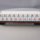MTH 20-98659 BNSF Flat Car w/Bulkheads w/Covered Wood Load V2
