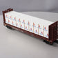 MTH 20-98659 BNSF Flat Car w/Bulkheads w/Covered Wood Load V2
