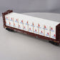 MTH 20-98659 BNSF Flat Car w/Bulkheads w/Covered Wood Load V2