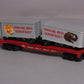 K-Line 6-21471 O Gauge Ringling Bros. Flat Car With 2 Trailers LN/Box