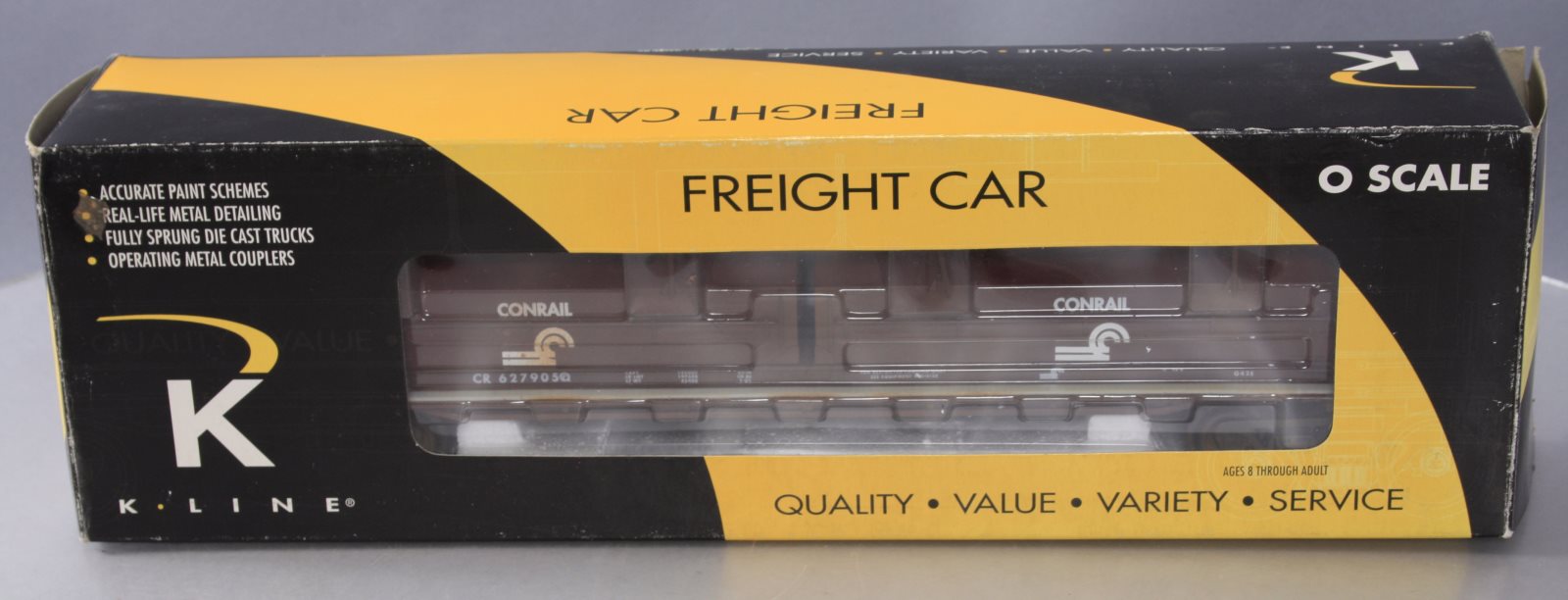 K-Line K676-1412 O Gauge Conrail Coil Car #927919 LN/Box
