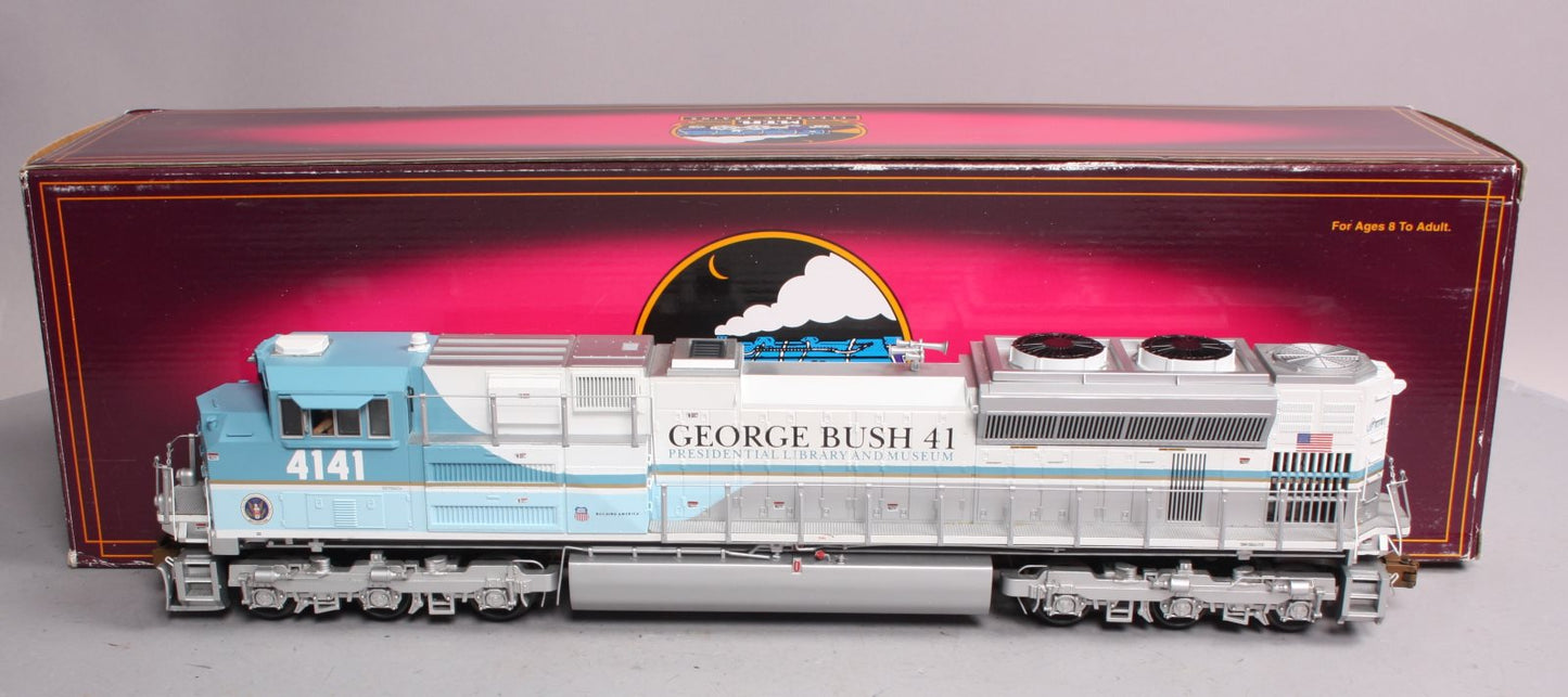 MTH 20-2828-1 O George H. Bush SD70ACe Diesel Engine w/PS 2.0 #4141 (Hi-Rail)
