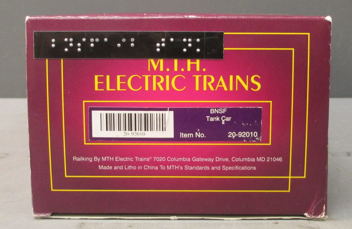 MTH 20-92010 O BNSF Tank Car #12687 LN/Box