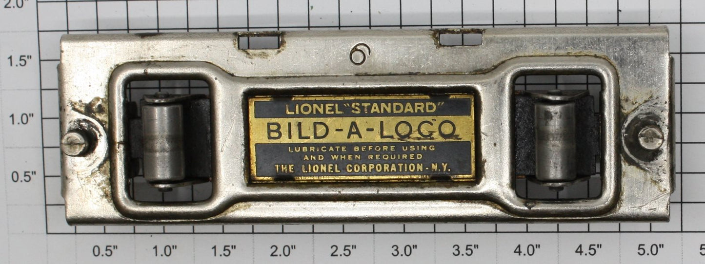 Lionel BAL-1 Complete Pick up Build A-Loco Plate with Rollers