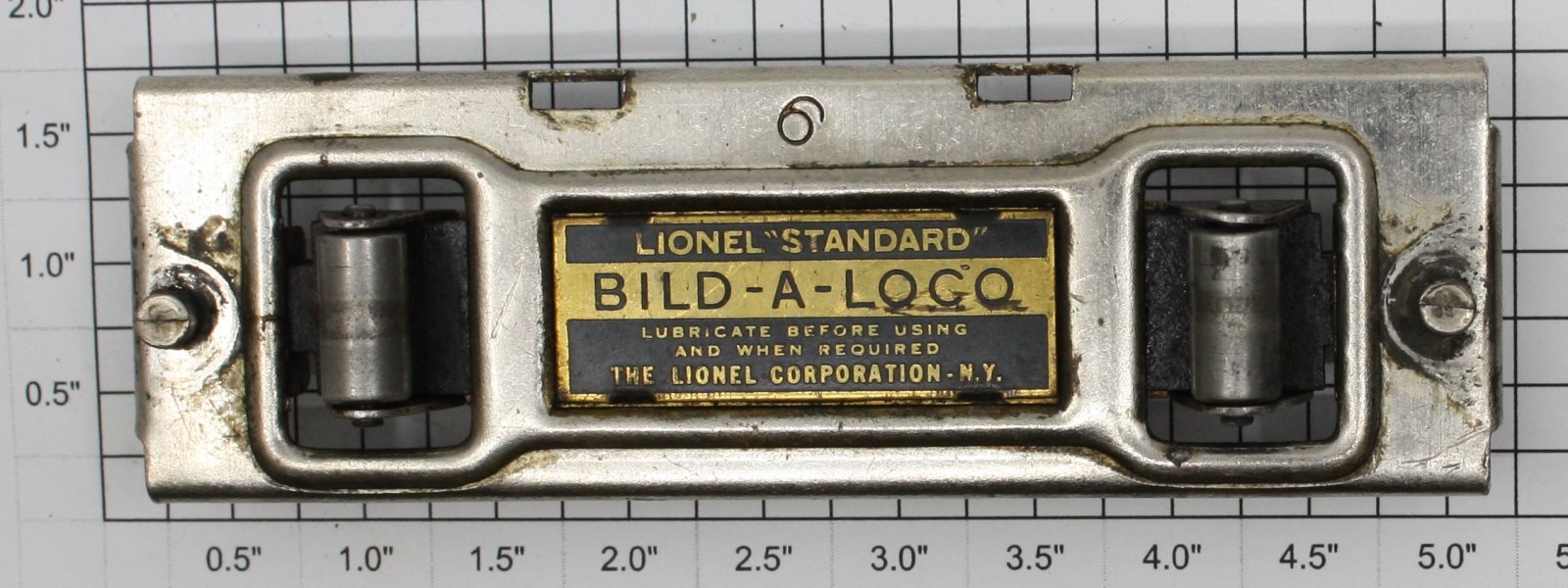 Lionel BAL-1 Complete Pick up Build A-Loco Plate with Rollers