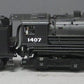 K-Line K3670-1407W O Gauge B&A Berkshire 2-8-4 Steam Locomotive w/Cruise #1407 NIB