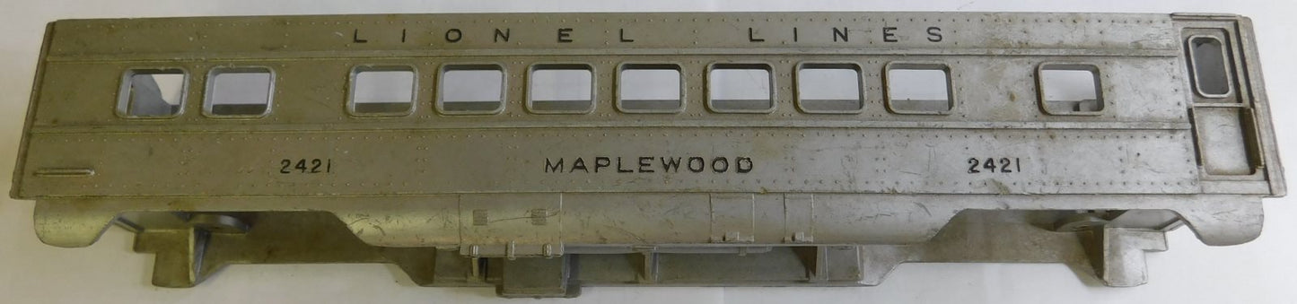 Lionel 2421-SB1X Lionel Lines Maplewood Passenger Car Shell