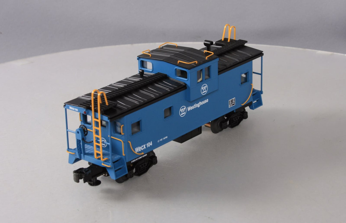 MTH 20-91074 Westinghouse Illuminated Extenended Vision Caboose #104 LN/Box