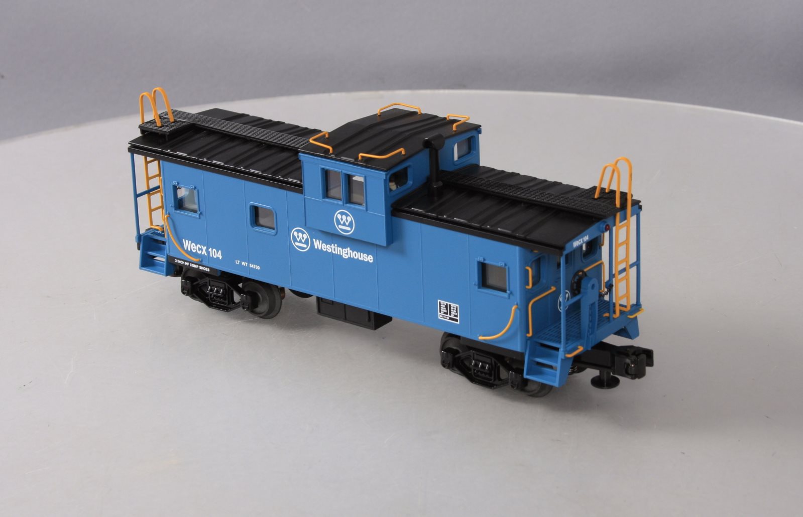 MTH 20-91074 Westinghouse Illuminated Extenended Vision Caboose #104 LN/Box
