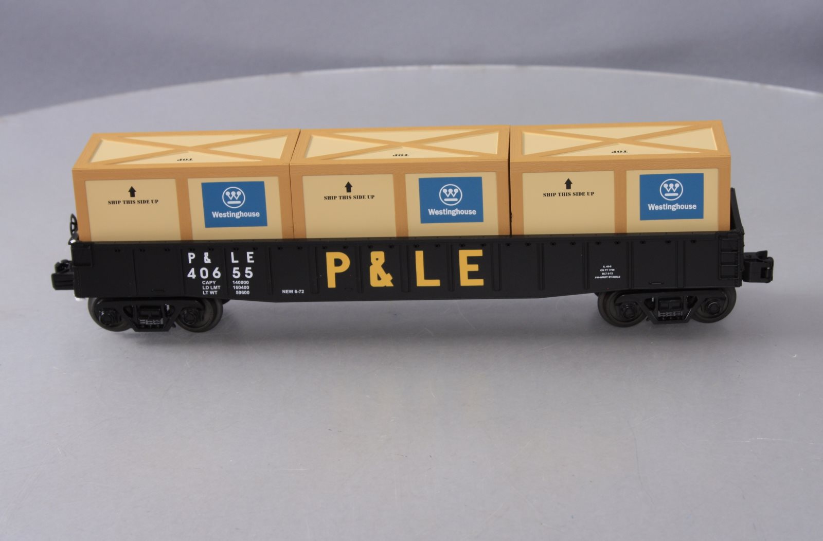 MTH 30-72026 Pittsburgh & Lake Erie Gondola Car w/Crates V2