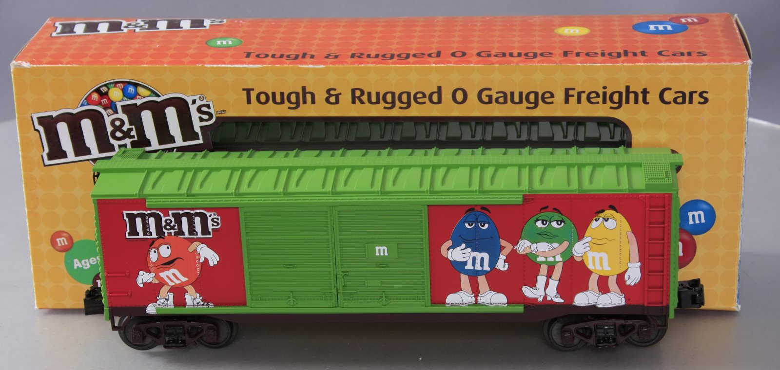 MTH 30-74699 O M&Ms 40' Double Door Boxcar