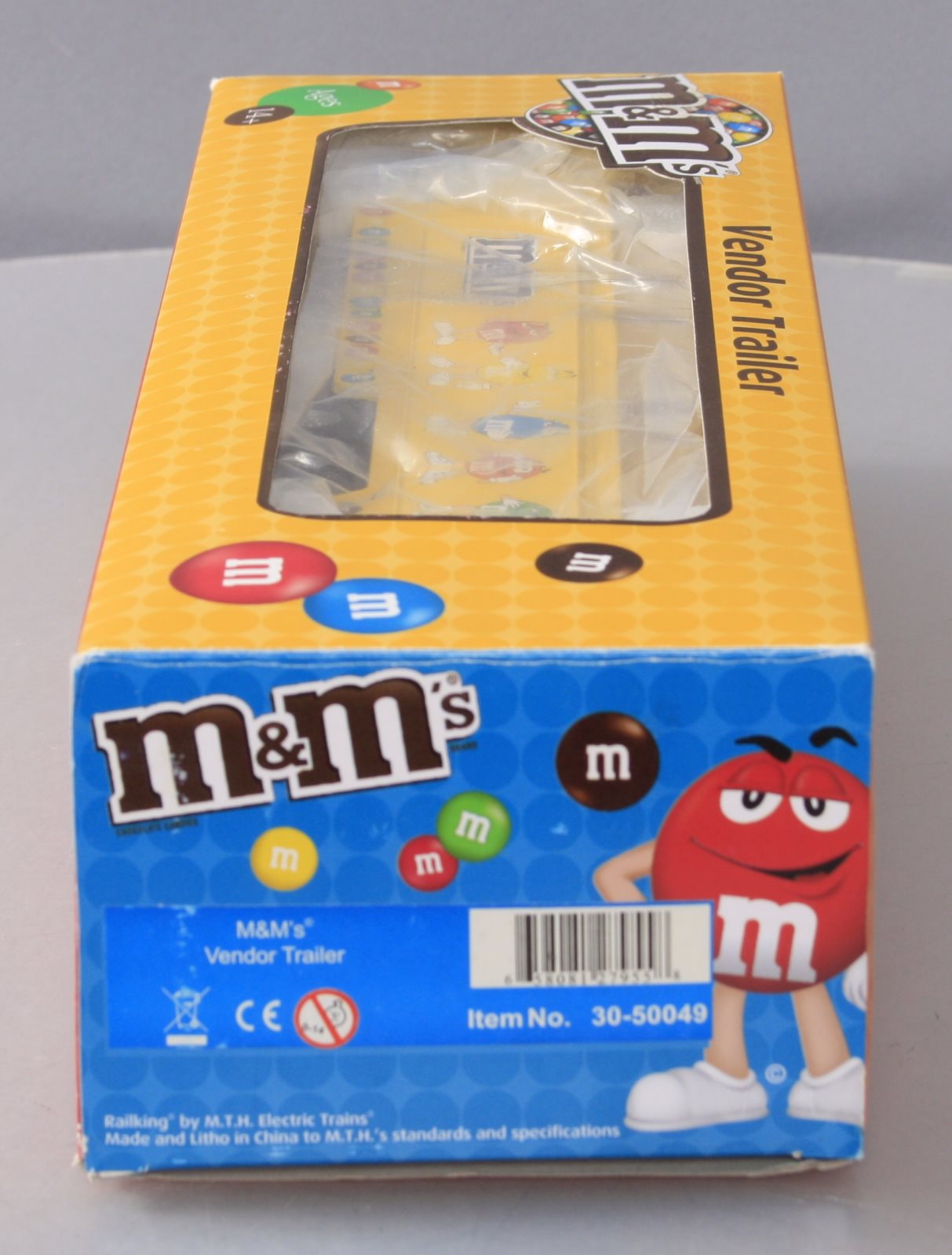 MTH 30-50049 O Gauge M&Ms Vendor Trailer