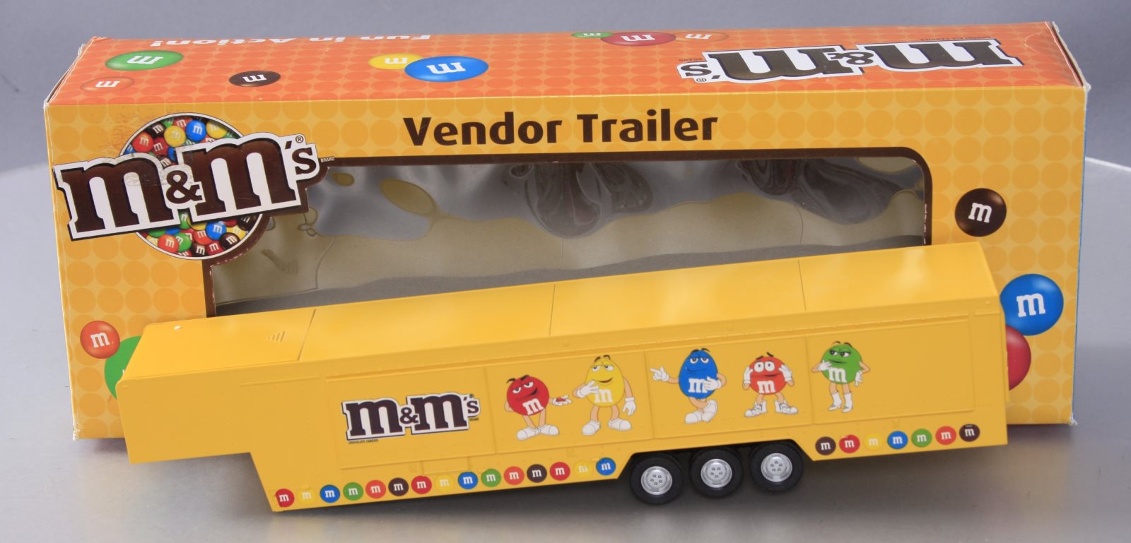 MTH 30-50049 O Gauge M&Ms Vendor Trailer