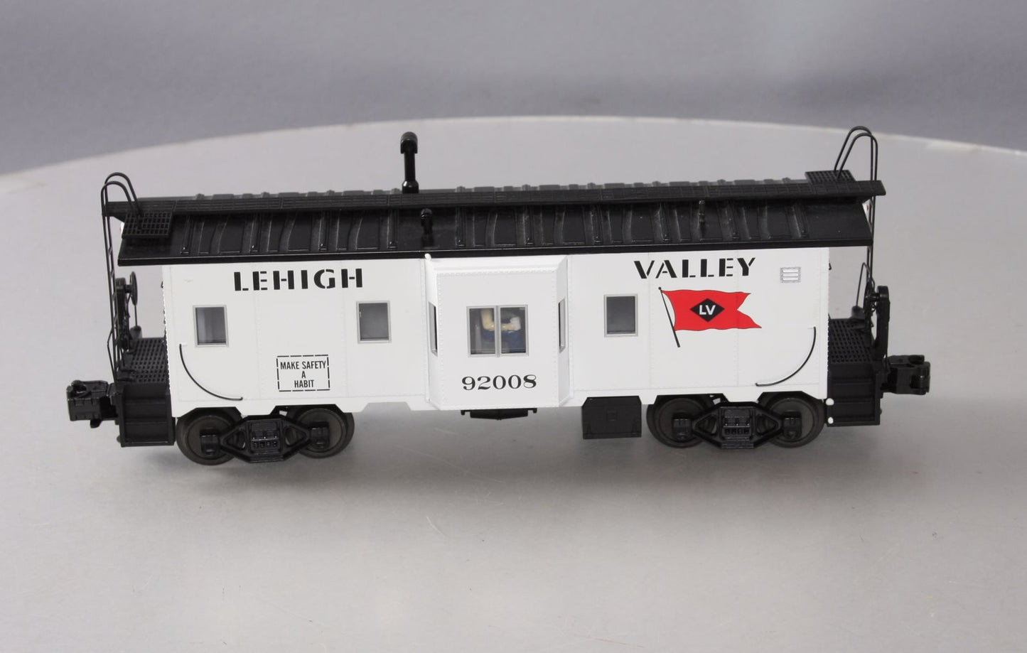 MTH 20-91229 Lehigh Valley Bay Window Caboose #92008 EX/Box