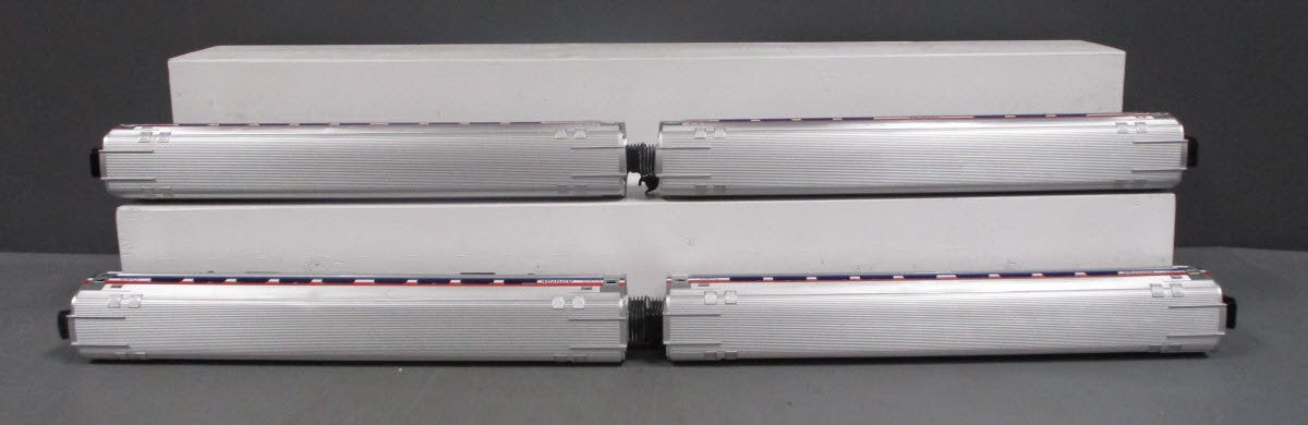 MTH 20-6519 O Amtrak Amfleet Passenger Car Set (Set of 4) LN/Box