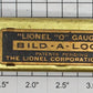 Lionel BAL-06 O Gauge Prewar Bild A Loco Collector Assembly