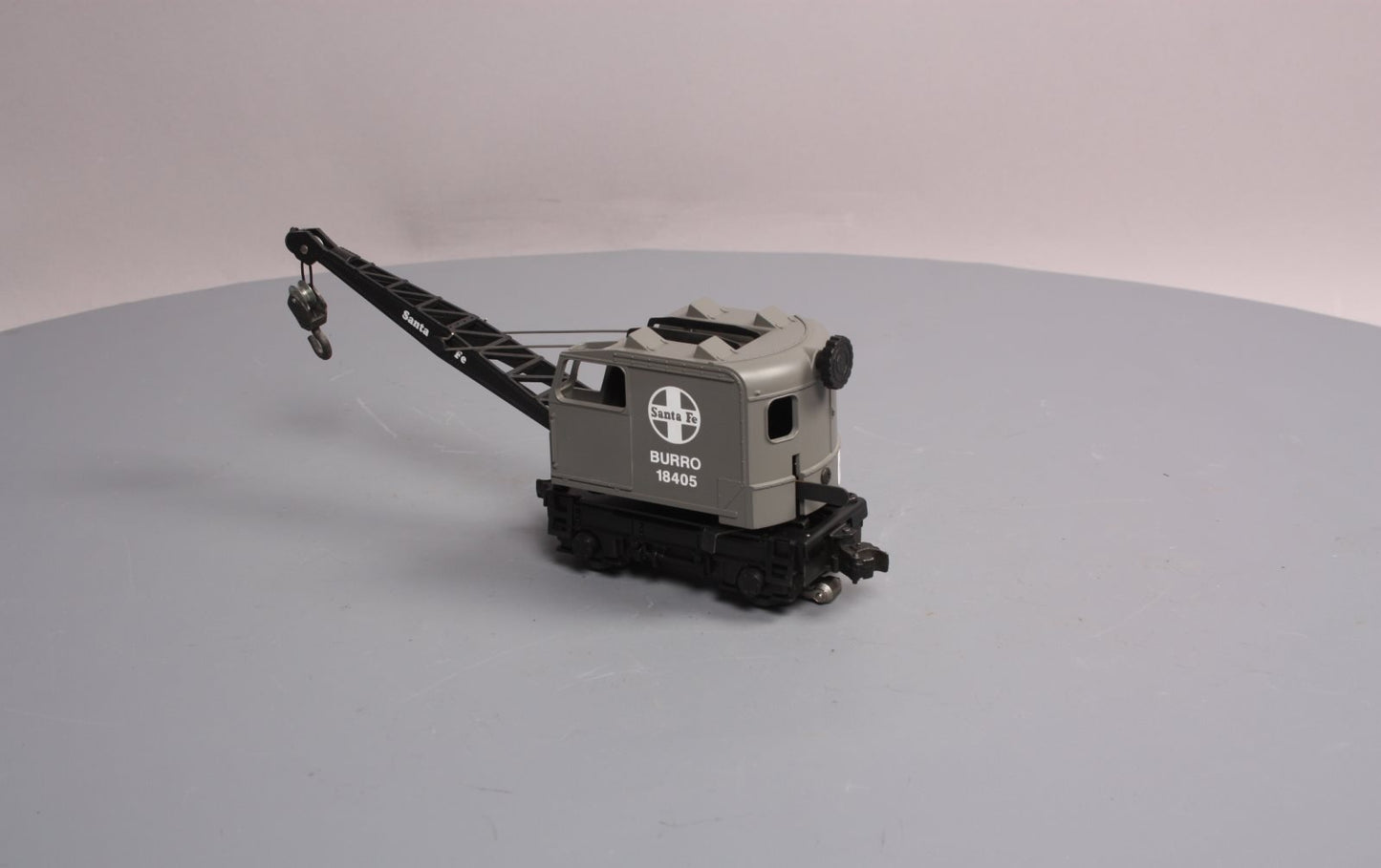 Lionel 6-18405 O Gauge Santa Fe Operating Burro Crane LN/Box