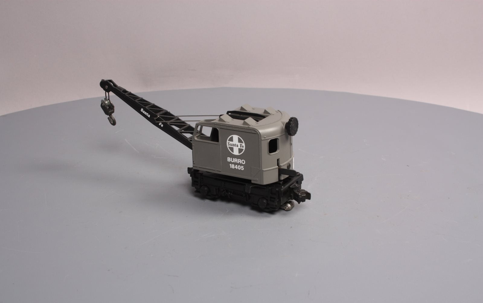 Lionel 6-18405 O Gauge Santa Fe Operating Burro Crane LN/Box