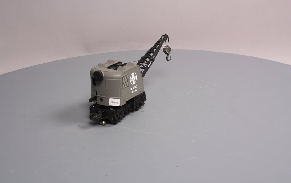 Lionel 6-18405 O Gauge Santa Fe Operating Burro Crane LN/Box