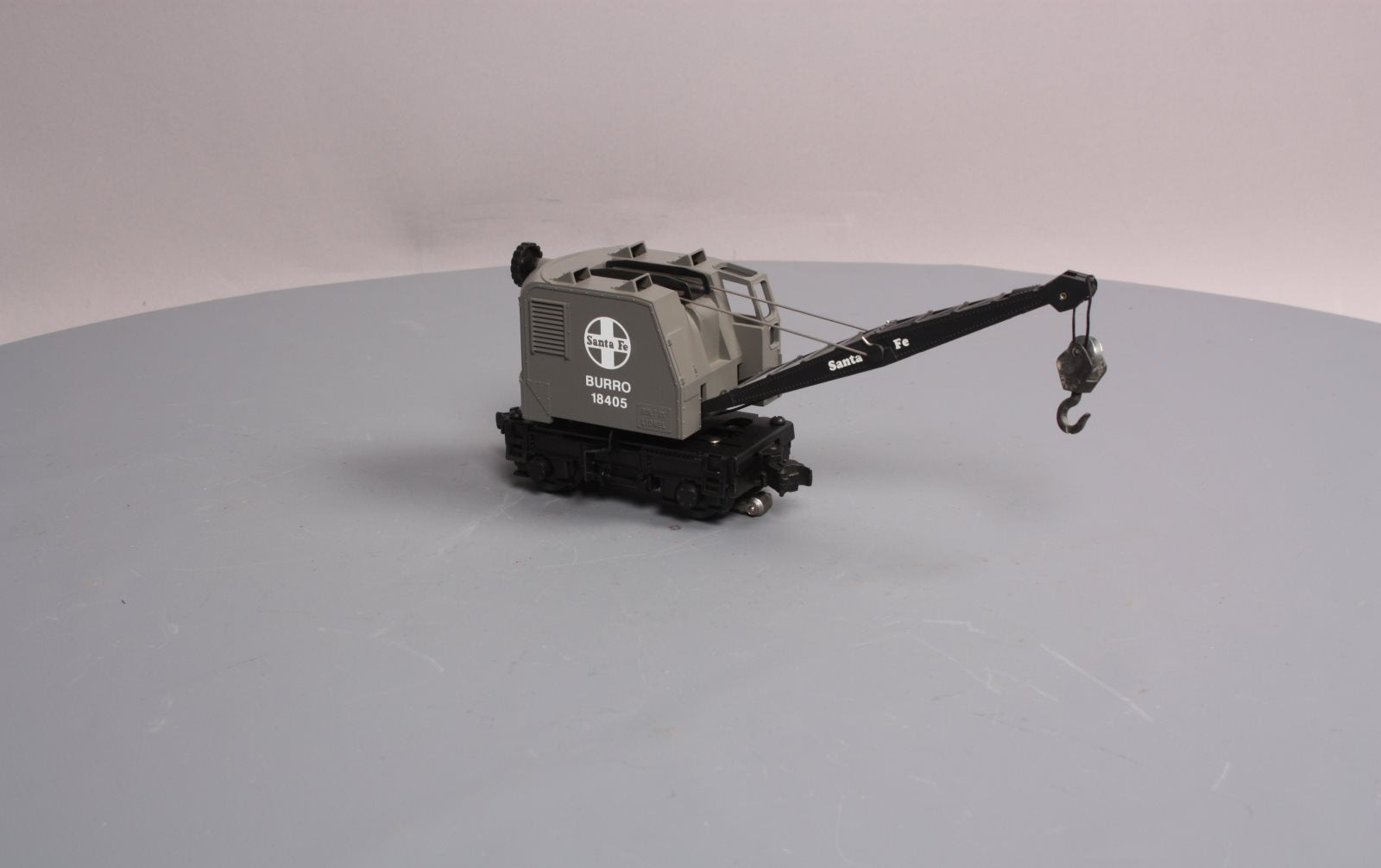 Lionel 6-18405 O Gauge Santa Fe Operating Burro Crane LN/Box