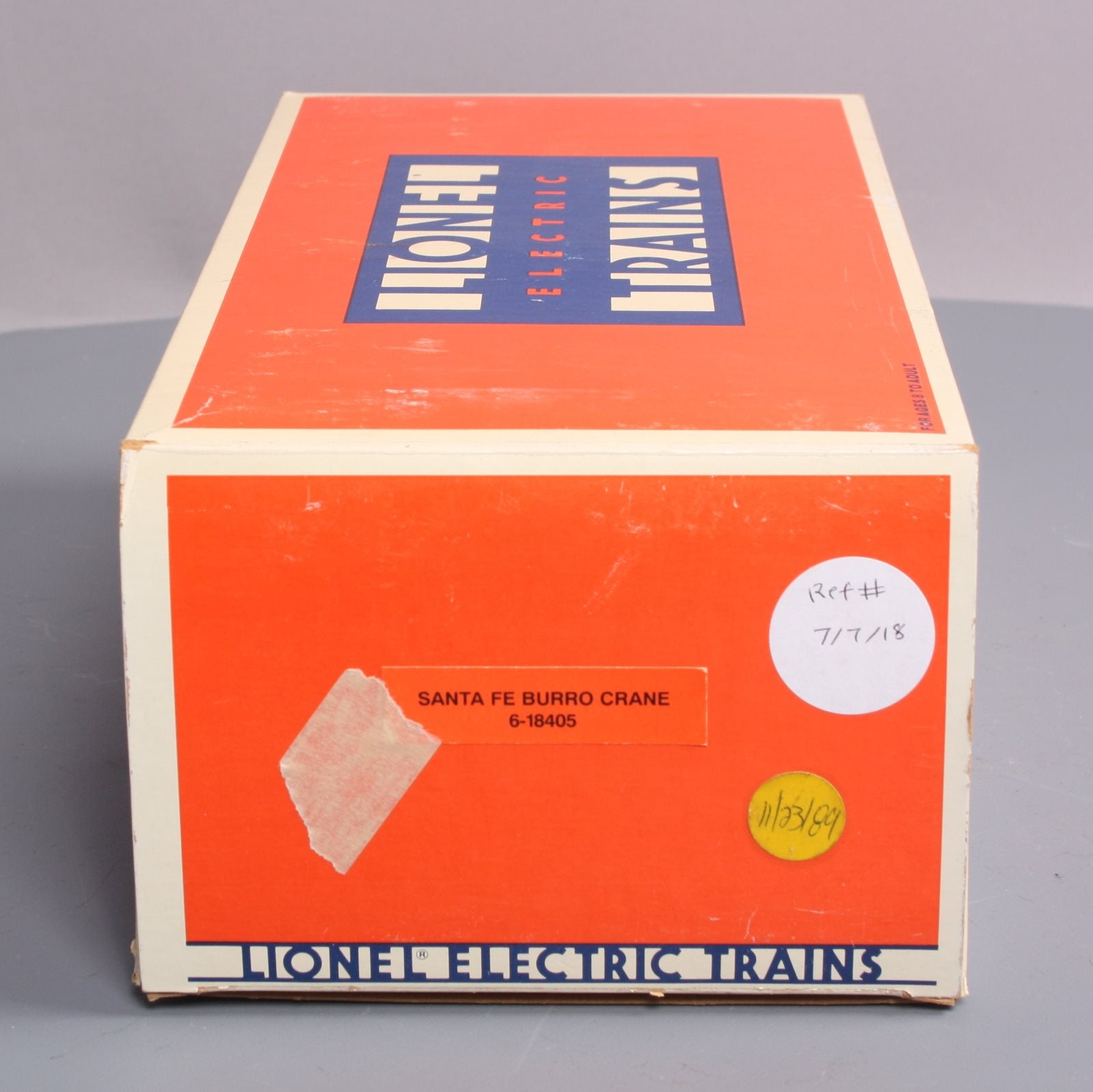 Lionel 6-18405 O Gauge Santa Fe Operating Burro Crane LN/Box