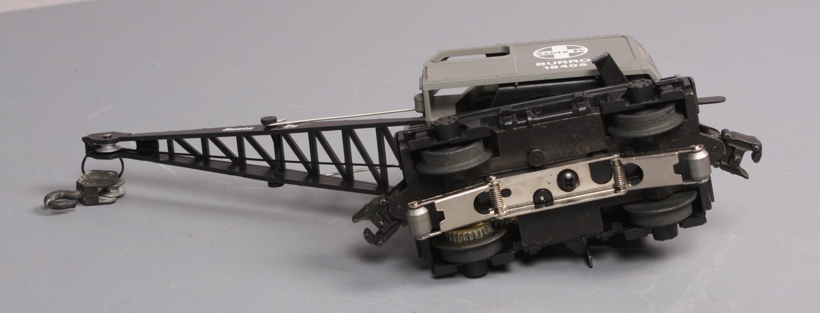 Lionel 6-18405 O Gauge Santa Fe Operating Burro Crane LN/Box
