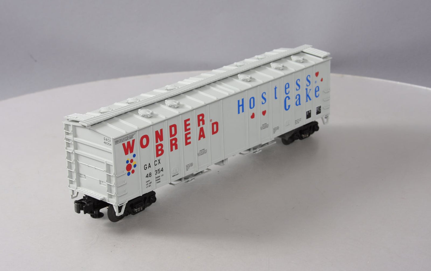MTH 20-97426 O Gauge Wonder Bread Airslide Hopper Car #48354 NIB