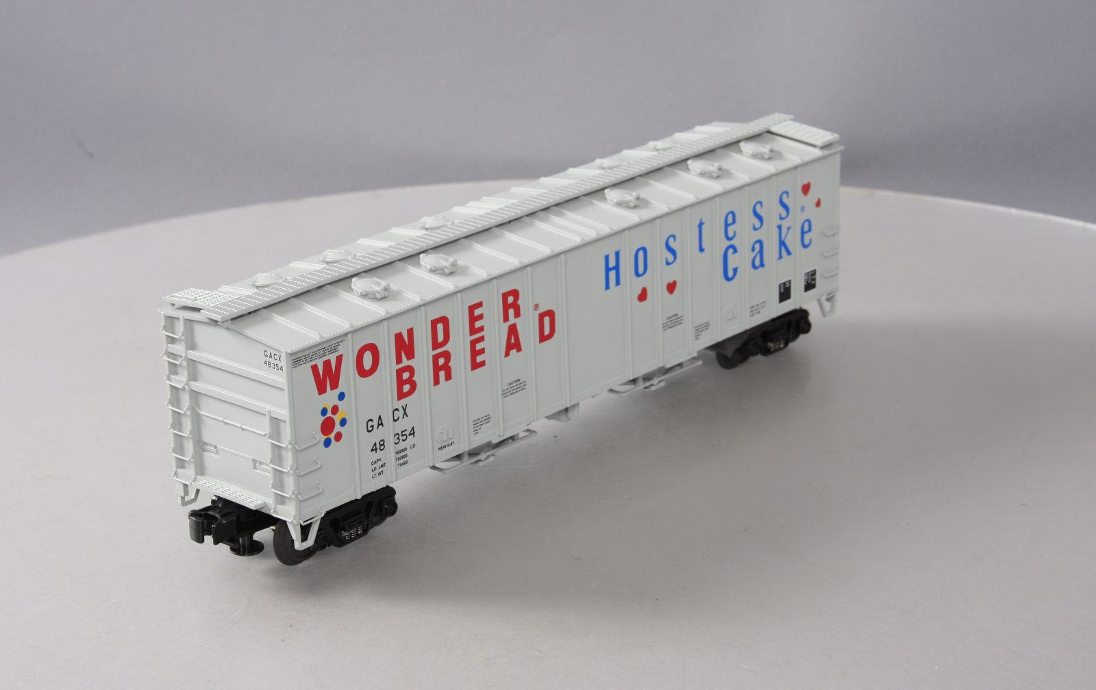 MTH 20-97426 O Gauge Wonder Bread Airslide Hopper Car #48354 NIB