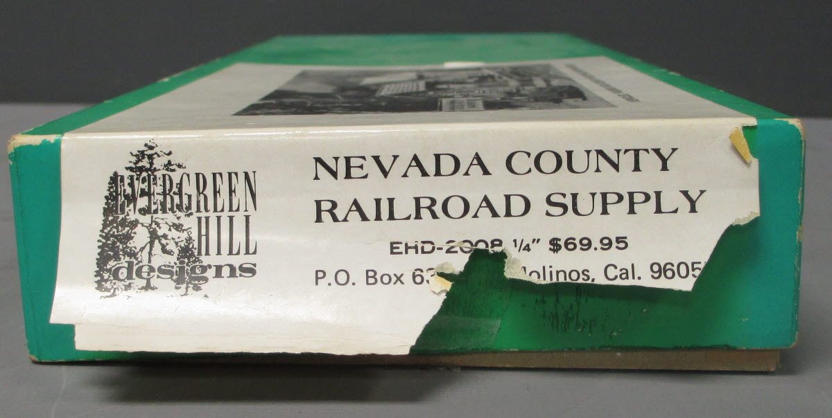 Evergreen Hill EHD2008 O Scale Nevada County RR Supply Craftsman Kit