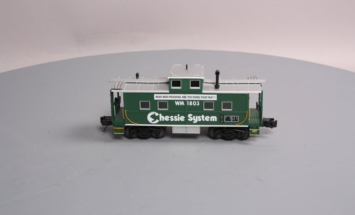 MTH 20-91343 STEEL CABOOSE - CENTER CUPOLA CHESSIE