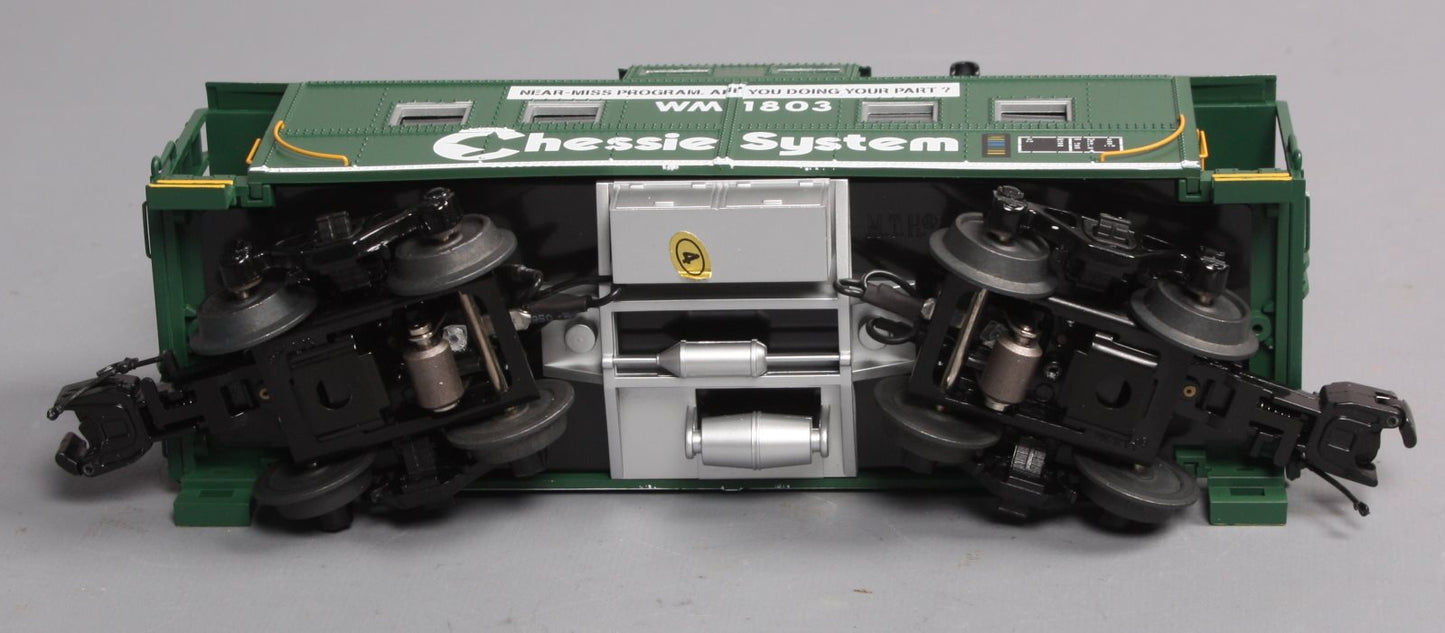 MTH 20-91343 STEEL CABOOSE - CENTER CUPOLA CHESSIE